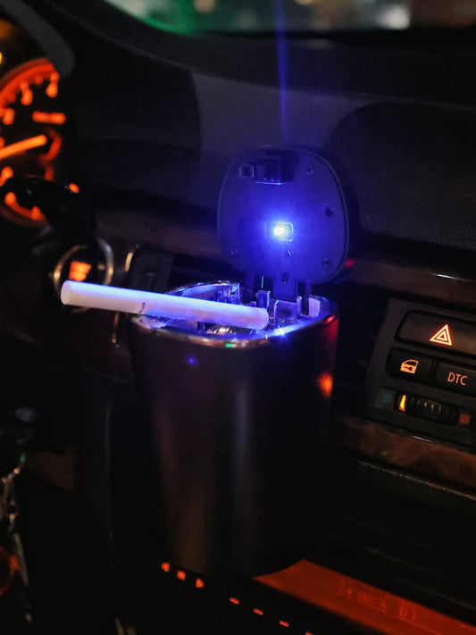 Car Ashtray Press with LED Light