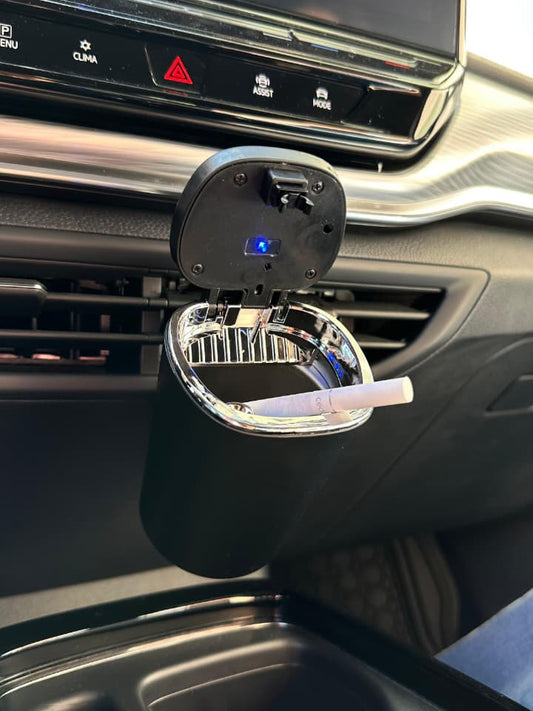 Car Ashtray Press with LED Light